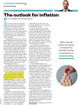 The outlook for inflation