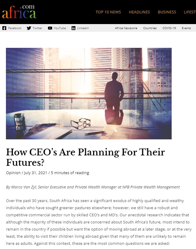 Marco-Van-Zyl-how-ceos-are-planning-for-their-futures-africa