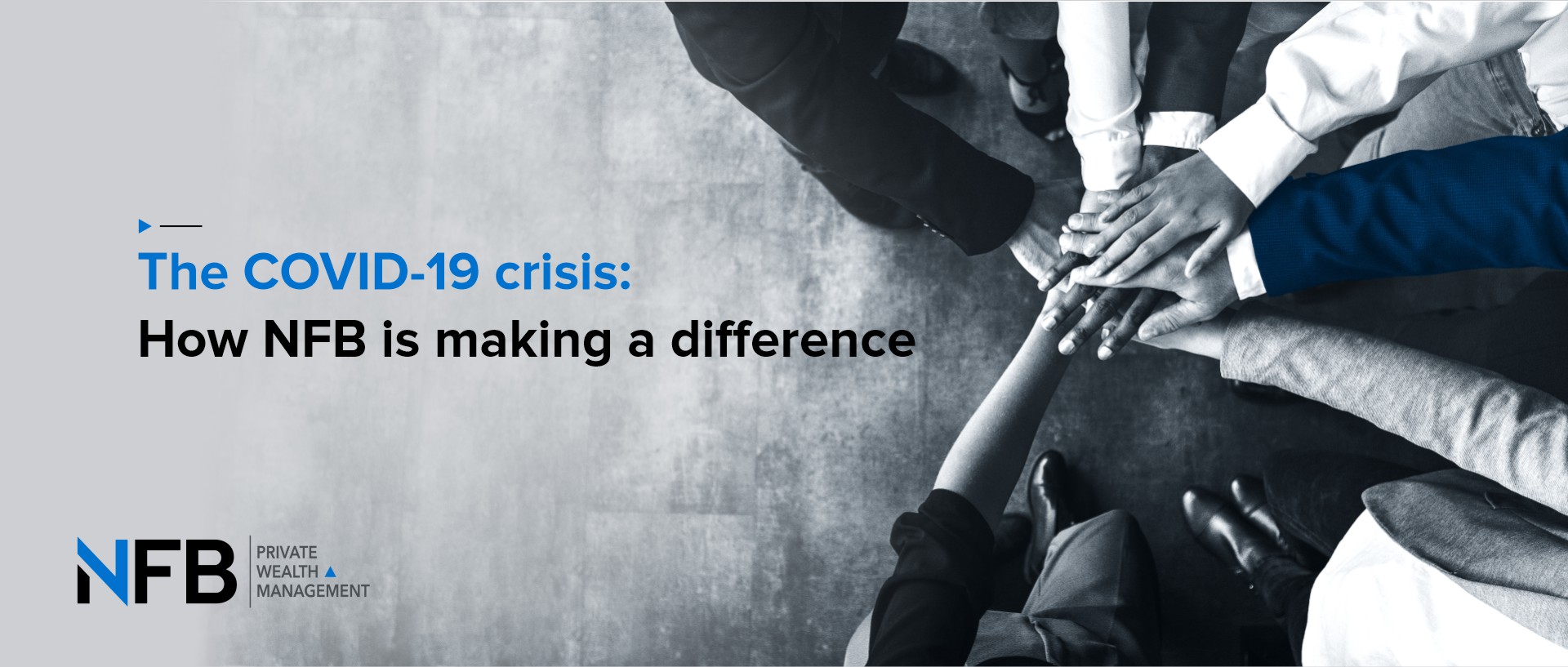 The COVID-19 crisis: How NFB is making a difference